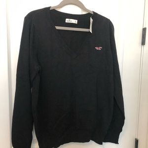 Women’s Hollister B-Neck black sweater XL NWT